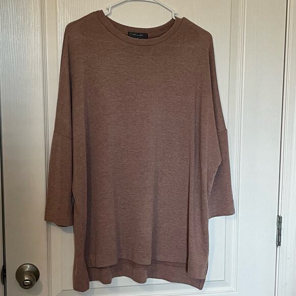 Primark Oversized Crew neck Tunic with Dolman Sleeve Camel Color Sz Medium 8/10 - Picture 8 of 8
